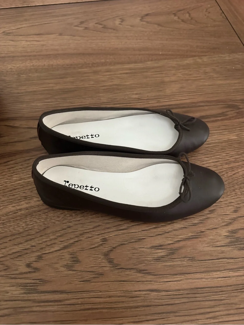 Repetto Cendrillon Ballet Flats - rubber sole in Ristretto Brown FR 36